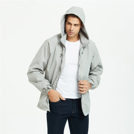 Wholesale Men's Autumn Slim Thin Windproof Jacket Windbreaker