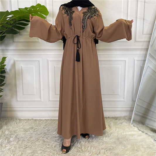 Middle East Muslim Robe Women Arabian Long Dress