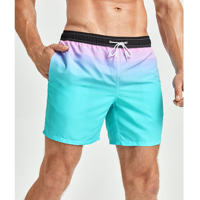 Wholesale Men's Fitness Jogging Sports Shorts Printed Casual Beach Shorts