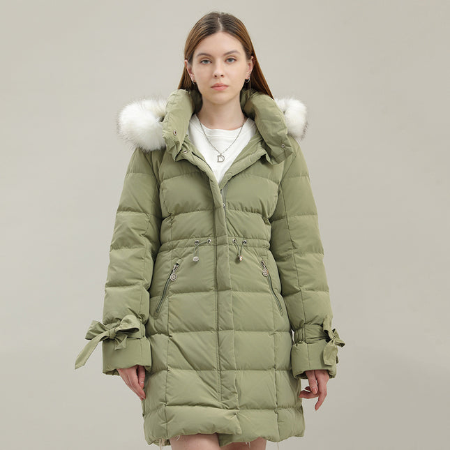 Abrigos de chaquetas acolchadas con capucha para damas de invierno OEM