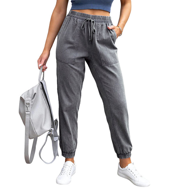 Damen-Jeans mit mittlerer Leibhöhe, elastischer Taille und hohem Stretch