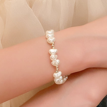 Wholesale Pearl Necklace Fashion Handmade Beaded Clavicle Chain Bracelet