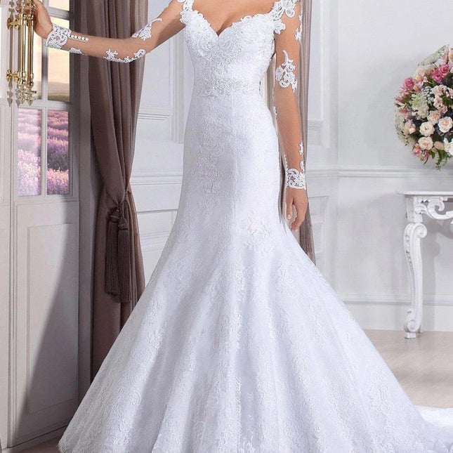 Wholesale Bridal Slim Mermaid Trailing Wedding Dress