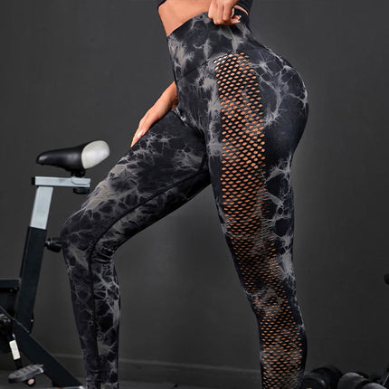 Sport-Lauf-Fitnesshose für Damen, nahtlose Yoga-Leggings