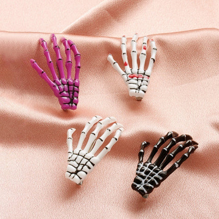 Gothic Skelett Hand Knochen Blutige Skelett Hand Haarspange Single