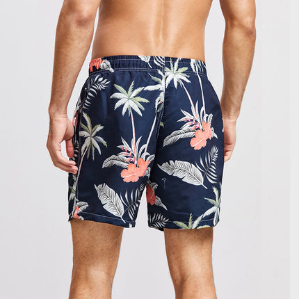 Wholesale Men's Loose Double Layer Casual Beach Swimming Trunks