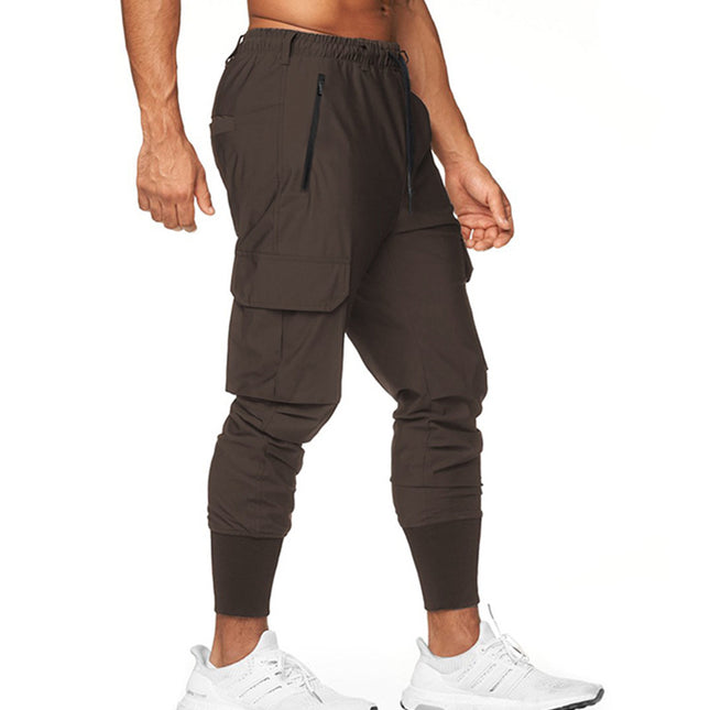 Wholesale Men's Spring Autumn Sports Large Size Casual Quick Dry Pants
