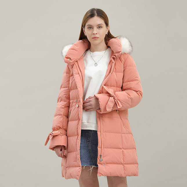 Abrigos de chaquetas acolchadas con capucha para damas de invierno OEM