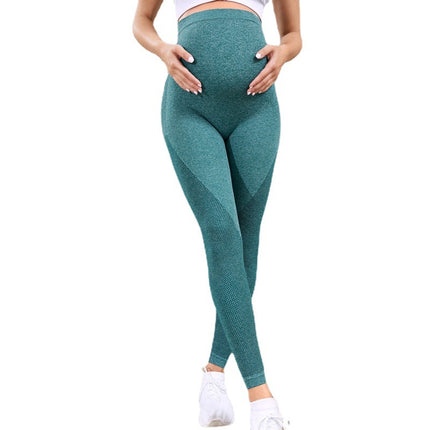 Pantalones cortos de maternidad de yoga sin costuras para deportes Leggings