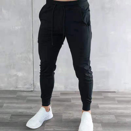 Wholesale Men's Summer Casual Sports Breathable Lightweight Skinny Joggers