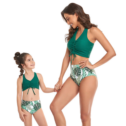 Wholesale Parent-child Bikini Mother-Daughter Split Swimsuit