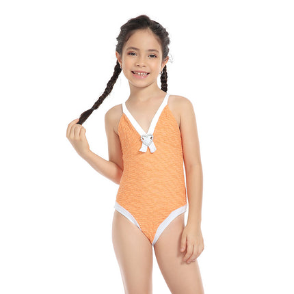 Süßer einteiliger Badeanzug für Mädchen Einteiliger Kinder-Badeanzug