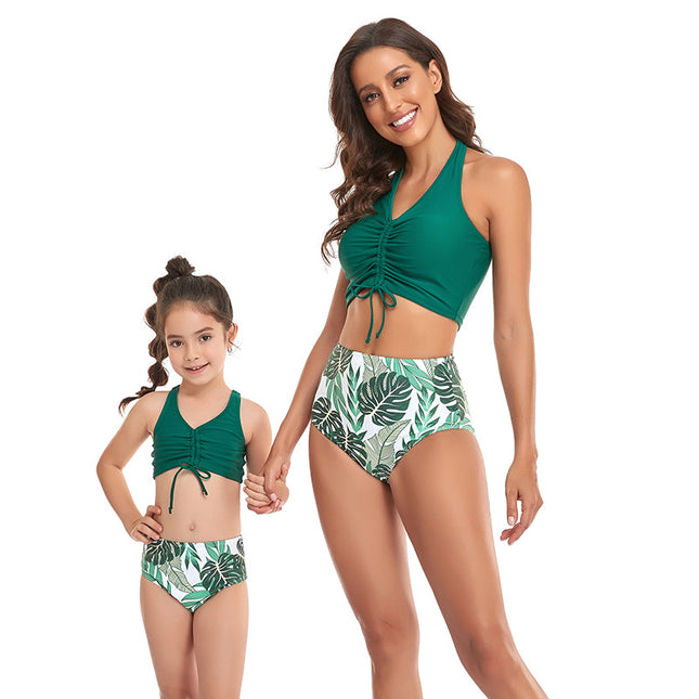Wholesale Parent-child Bikini Mother-Daughter Split Swimsuit