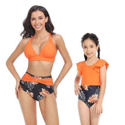 Wholesale Parent-child Swimsuit Mother Daughter Split Swimwear