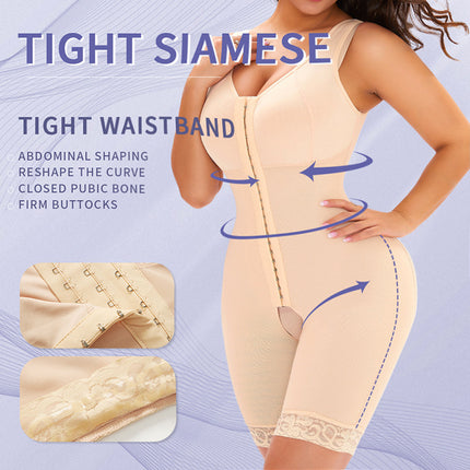 Wholesale Ladies High Waist Three-Breasted One-Piece Tummy Control Waist Shapewear