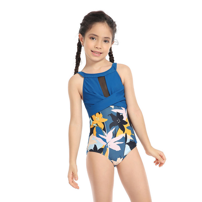 Girls Cute One Piece Swimsuit One Piece Kids Swimsuit