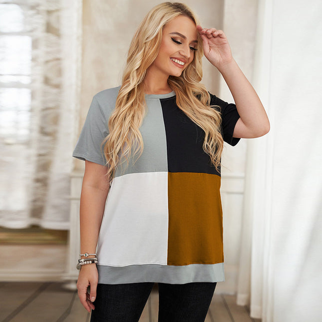 Wholesale Women's Casual Plus Size Short Sleeve T-Shirt