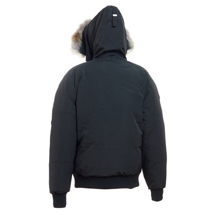 Wholesale Men's High Quality Thick Thermal Fur Collar Hooded Down Jacket