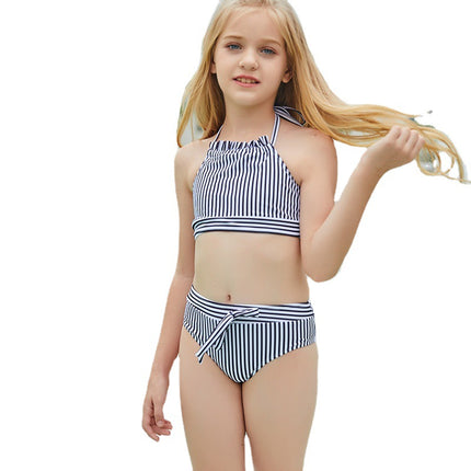 Bikini Infantil Halter Neck Girl Bañador Dos Piezas