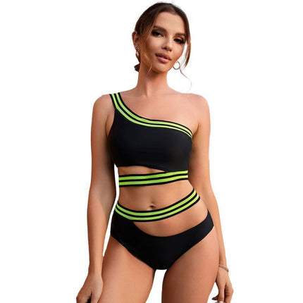 Wholesale Women's Strap One Shoulder Sexy Two-piece Swimsuit