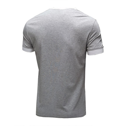 Wholesale Men's Summer Short Sleeve T-Shirt Plus Size Tops
