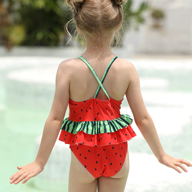 Wholesale Kids Sling One Piece Swimsuit Girls Swimwear