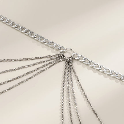 U-Shaped Tassel Chain Waist Chain Simple Thin Chain Waist Chain