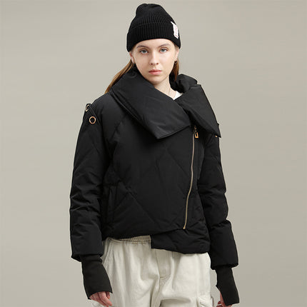 Wholesale Women's Cropped Parka Coat Top Down Jacket