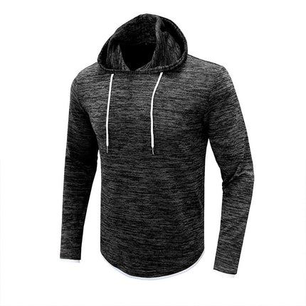 Wholesale Men's Casual Sports Long Sleeve Hooded Hoodies Top