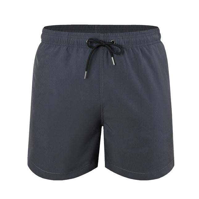 Bañador de doble capa para hombre, pantalones deportivos, pantalones cortos de playa