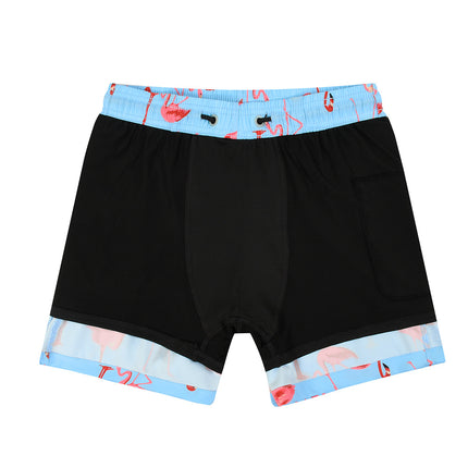 Wholesale Men's Double Layer Swimming Trunks Sports Gym Beach Shorts