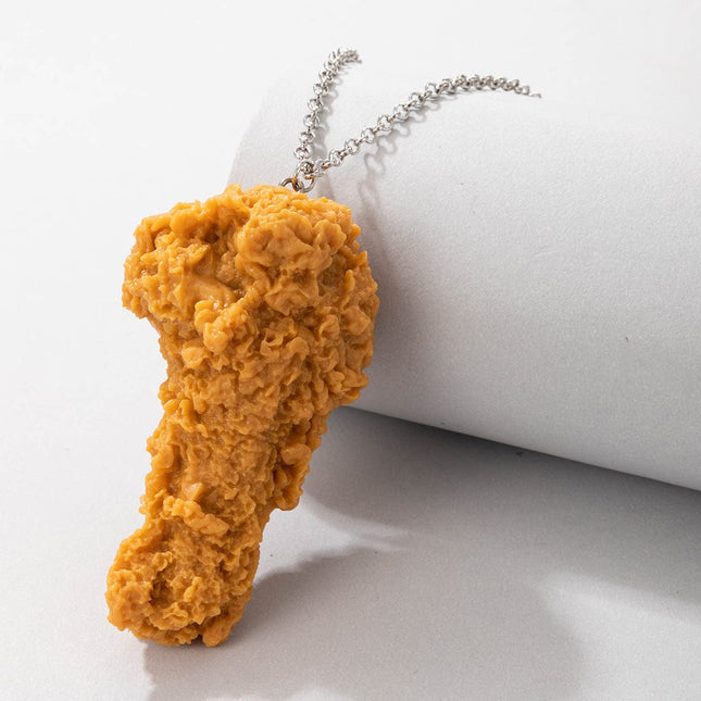Resin Imitation Chicken Leg Single Necklace Personality Interesting Simulation Real Single Necklace