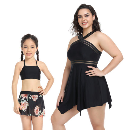 Mother and Daughter Plus Size Swimsuit Parent-child Swimwear