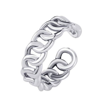 Wholesale Open Chain Ring Metallic Geometric Ring