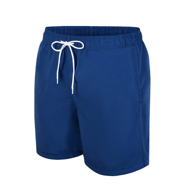 Wholesale Men's Seashore Solid Color Swimming Trunks Beach Shorts