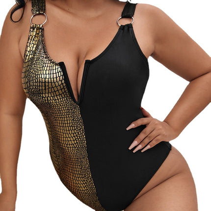 Wholesale Ladies One Piece Swimsuit Plus Size Print Sexy Bikini