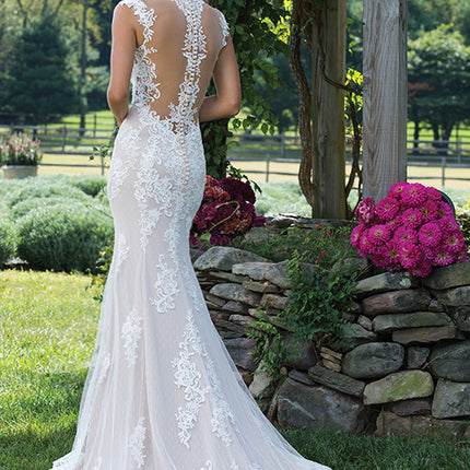Wholesale Bridal Mermaid Veil Off Shoulder Length Trailing Wedding Dress