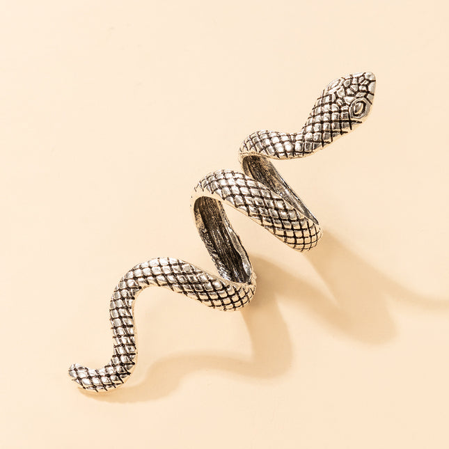 Metal Animal Vintage Exaggerated Snake Ring