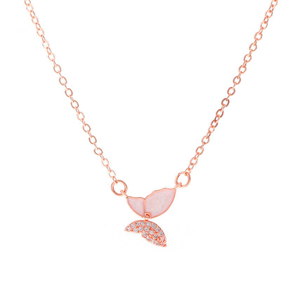 Butterfly Necklace Fashion Zircon Butterfly Clavicle Chain
