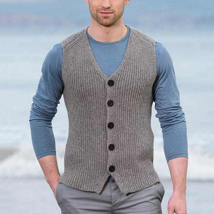 Wholesale Men's Autumn/Winter Knitwear Slim Fit Vest
