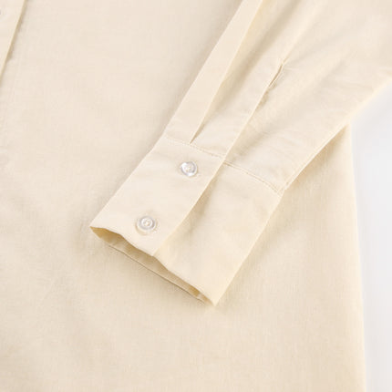 Wholesale Women's Solid Color Cotton Shirt Vest Trousers Three-piece Set