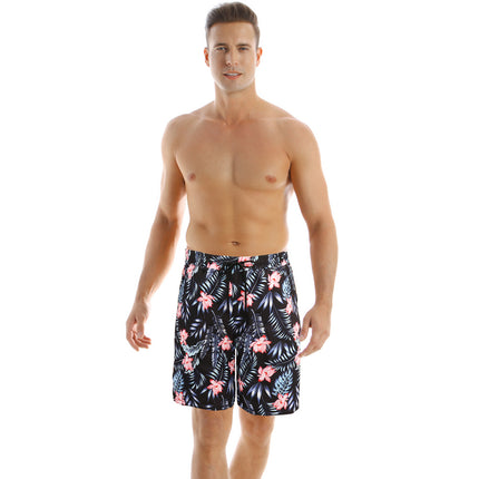 Shorts de playa de traje de baño para padres e hijos para hombres