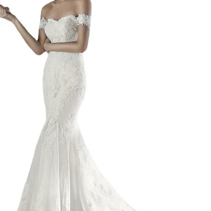 Wholesale Slim Mermaid Tail Lace Bandage Bridal Wedding Dress