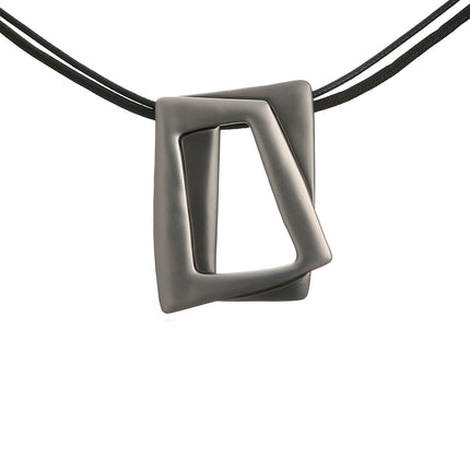 Mehrschichtiger geometrischer langer Mode-Halsketten-Großhandel aus Metall