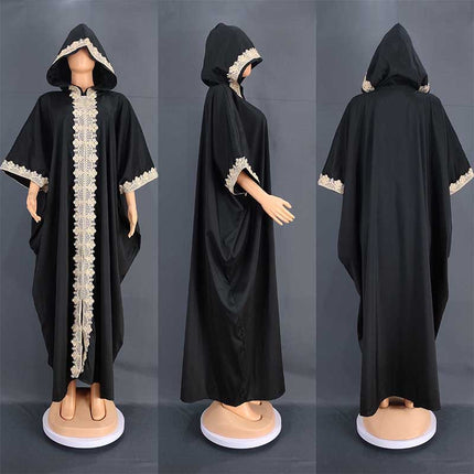 Vestido burka de talla grande para mujer árabe