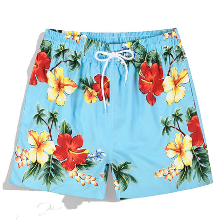 Wholesale Men's Double Layer Swimming Trunks Surf Beach Shorts