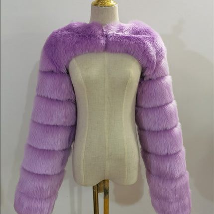 Wholesale Women's Fashion Faux Fur Autumn Winter Coats