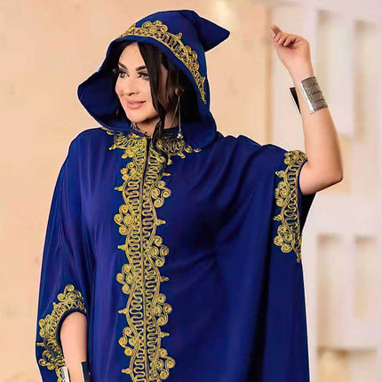 Vestido burka de talla grande para mujer árabe