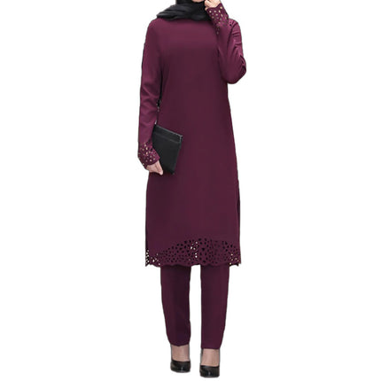 Muslimische Robenhosen für Damen, zweiteiliges Set
