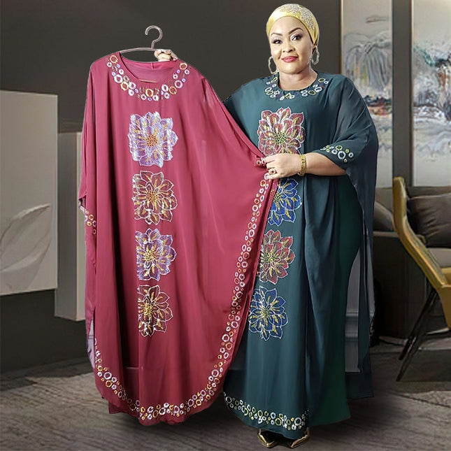 African Muslim Bügeldiamant Large Swing Damen Robe